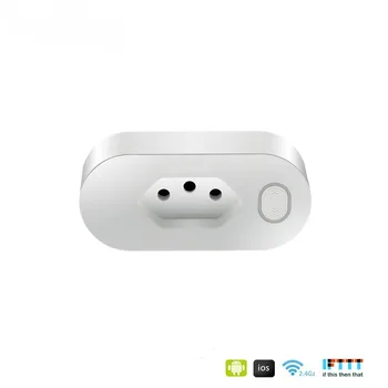 

WIFI Smart Brazil Plug Power Monitor 16A BR Smart Socket Wireless Outlet Voice Control Work with Alexa Google home