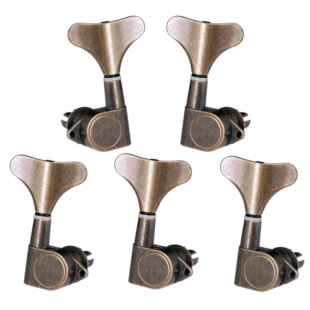 5pcs Classical Guitar-String Tuning Pegs Tuners Machine Heads - 1 Left 4 Right, 2.17-2.20 inch