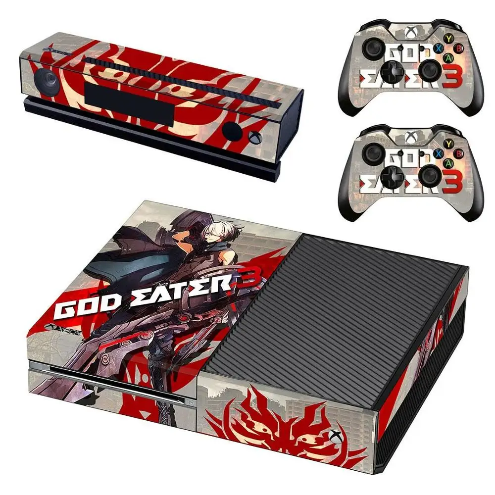 Наклейка s God Eater для xbox one виниловые наклейки для кожи Стикеры Adesivo для xbox one консоль Kinect два контроллера шкуры