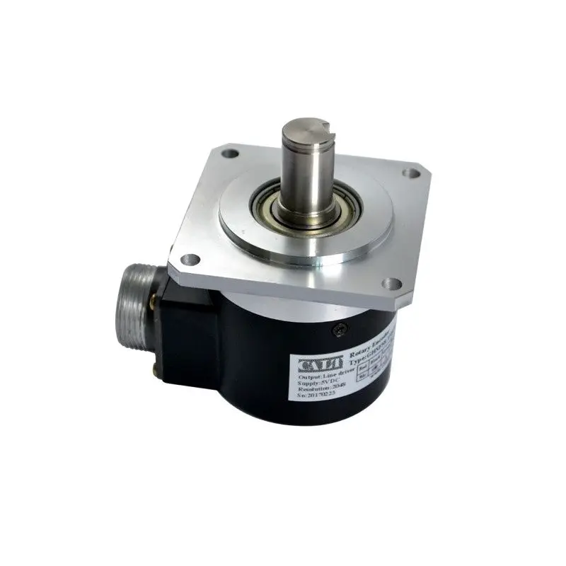 

CALT GHSF58 Square Flange 15mm Solid Shaft Servo Spindle Rotary Encoder 5V Line Driver Output 1000 2000 2500 P/R