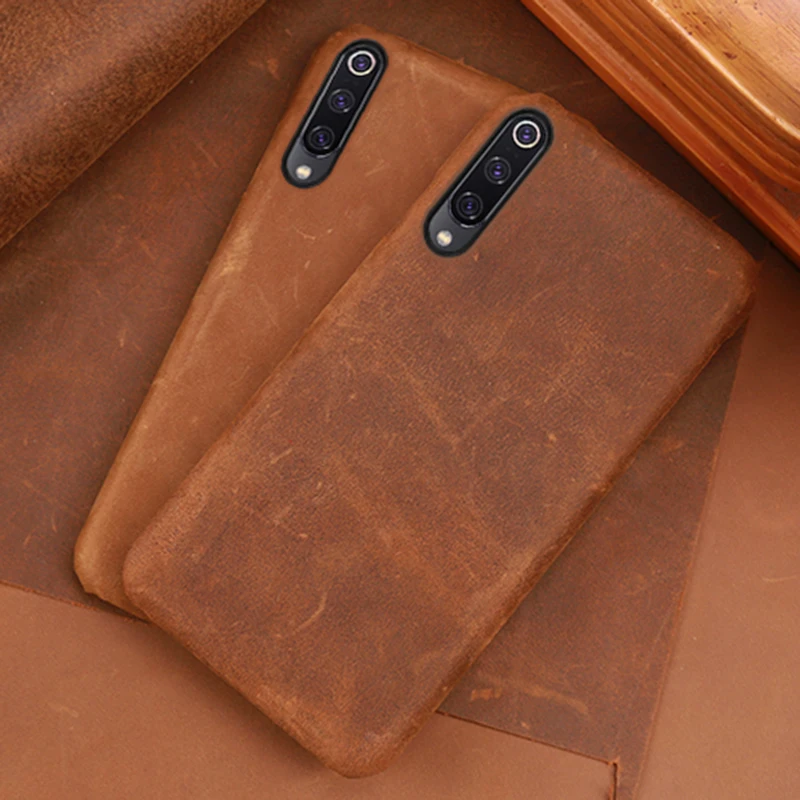 

Phone Case For Xiaomi Redmi Note 5 6 7 8 Pro 4X 5 6a 7 7a Plus For Mi 8 9 se 9T A1 A2 lite A3 Y3 Poco F1 Crazy horse skin Cover
