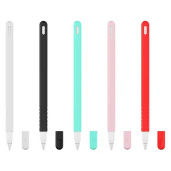 

Protective Cover Stylus Pen Soft Silicone Skin Non-Slip Nib Tip Case Round Cap Tablet Screen Touch Anti-Fall Portable