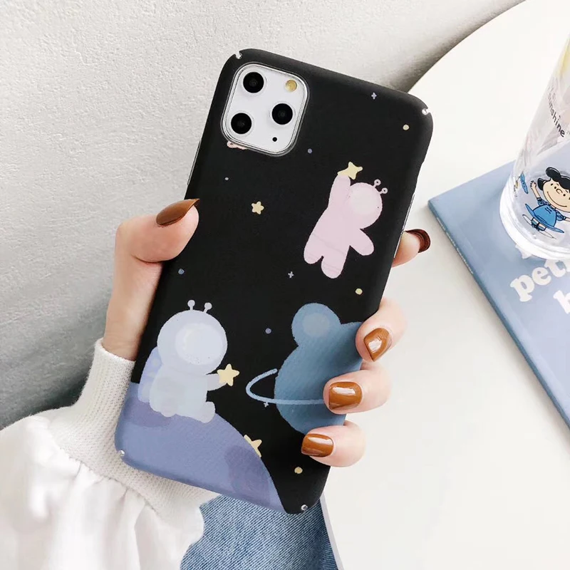 Жесткие ПК-Чехлы для huawei P30 P20Lite Коврики 20Pro 30 мило Space "Медвежонок" чехол для Honor 8X9 10 20 9X Nova 3 3i 4 5 5i чехол