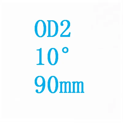 OD2 10 Degree 90mm Shimano Pro Vibe алюминиевый дорожный велосипед из сплава стволовых 1-1/8» 1-1/" 28,6/31,8 мм 10/17 градусов 90/100/110 мм прокладка для руля велосипеда - Цвет: OD2 10 Degree 90mm