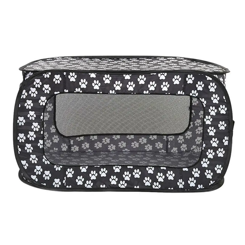 

Portable Folding Pet Tent Dog Cage Playpen Fence Puppy Kennel Pet Cat Dog Play Tents Tunnel Rectangular Breathable Dog House