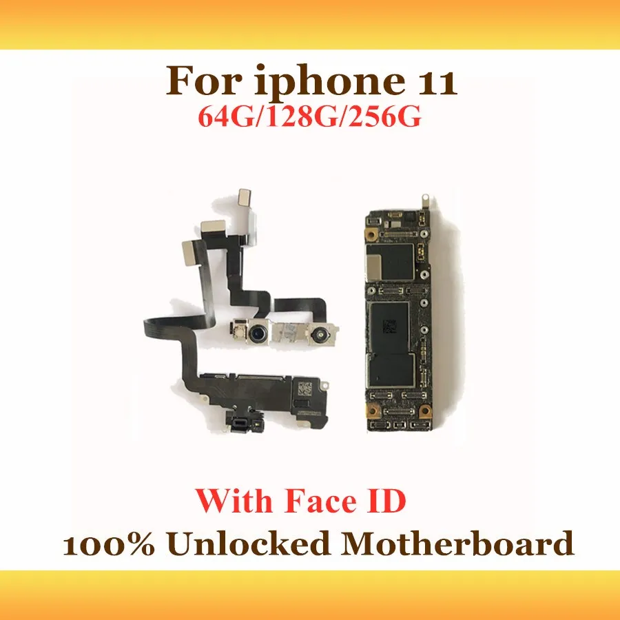 Материнская плата clean icloud для iPhone 11 с идентификатором лица 100% разблокированная