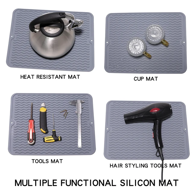 Silicone Dish Drying Mat, 40 x 30cm 5