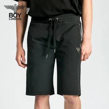 

BOY LONDON Men's Shorts 100A Newest Summer Casual Shorts Men's Cotton Fashion Style Beach Man Shorts Black Fashion Short Men