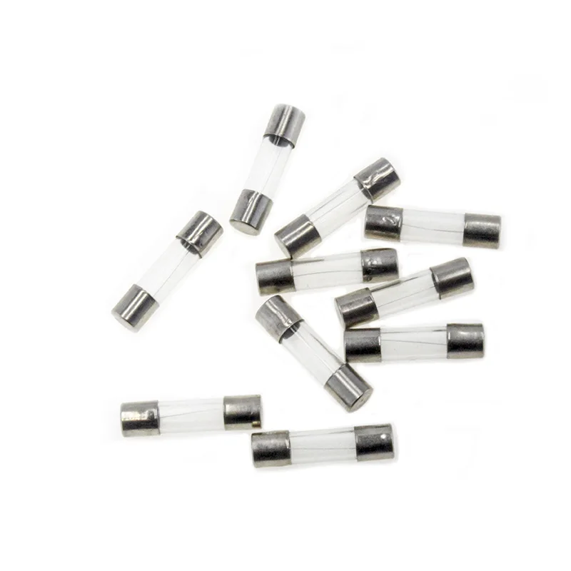 TUBE EN VERRE Fusibles 0.1A-30A 250V Avec Plastique Boîte Equipment