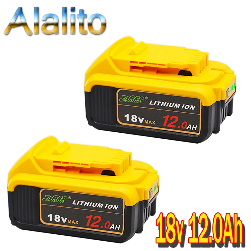 Литий ионный аккумулятор для DeWalt MAX XR 3 упаковки 18 в 12 0 Ач DCB200 замена 12000 мА · ч