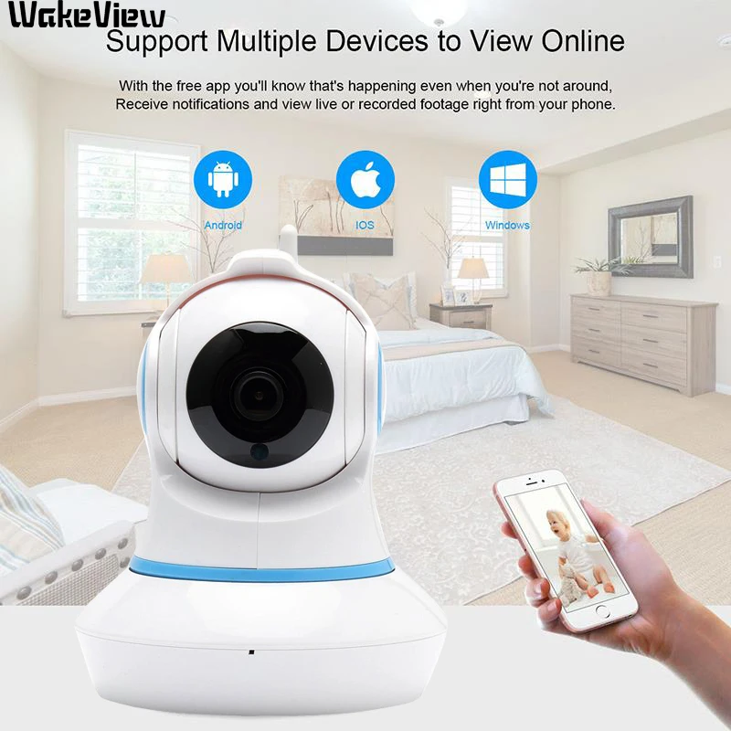 

WakeView HD 1080P IP Camera Wireless Home Security Camera Surveillance Camera WiFi IR Night Vision CCTV Camera 2MP Baby Monitor