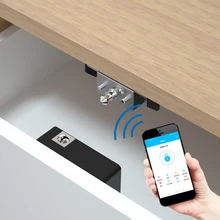 2/1 sztuk inteligentny zamek do szuflady inteligentna szafka szafka IC/ID Card TT Lock APP odblokuj elektroniczne ukryte meble drewniana blokada drzwi