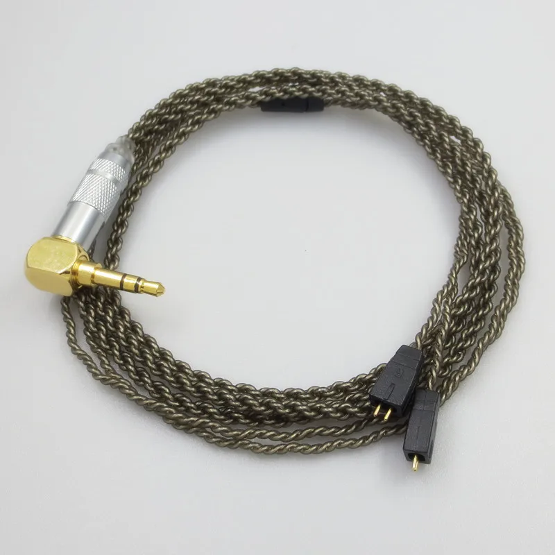 Replacement Audio Cable for Ultimate UE TF10 TF15 5PRO SF3 0 75 Headphones Fits Many Headphones Silver Plated Cord Wire 23 AugT1