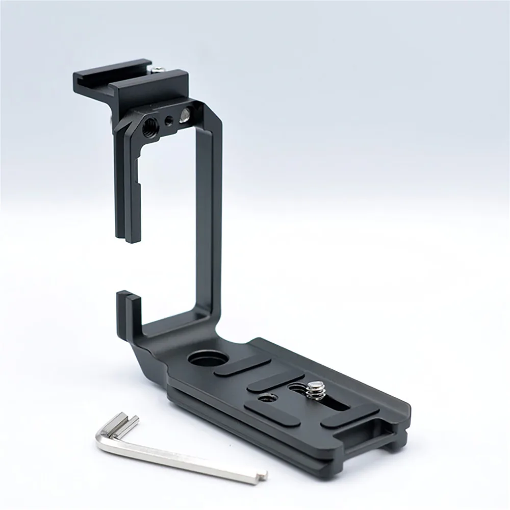 Quick Release L Plate With Hot Shoe Camera Grip for Sony A1 A7S3 Camera