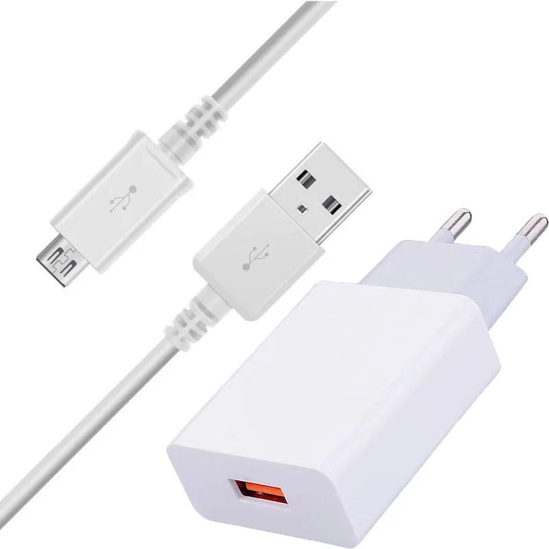 5V 2A Micro USB Type C зарядный кабель для Samsung S9 S10 Plus A20E A30 A50 A60 A70 A6 A7 J530 J730 настенный
