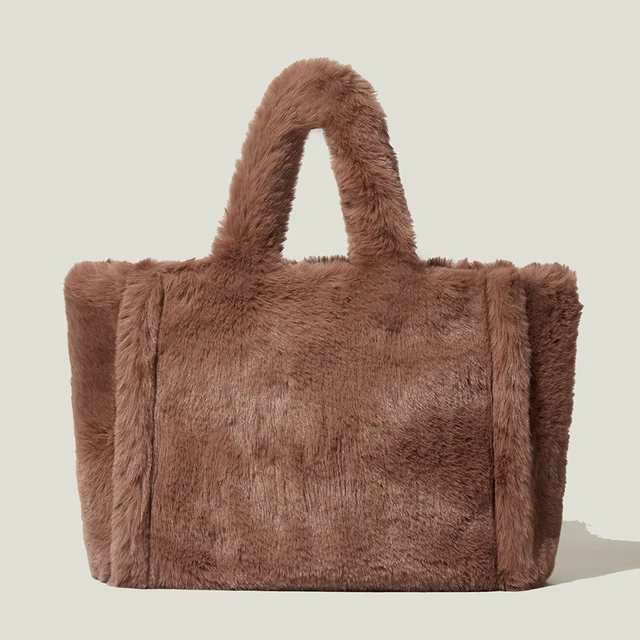 C.C Women's Evening Faux Fur Fuzzy Crossbody Shoulder Bag Clutch Purse,  Furry Dark Gray: Handbags: Amazon.com