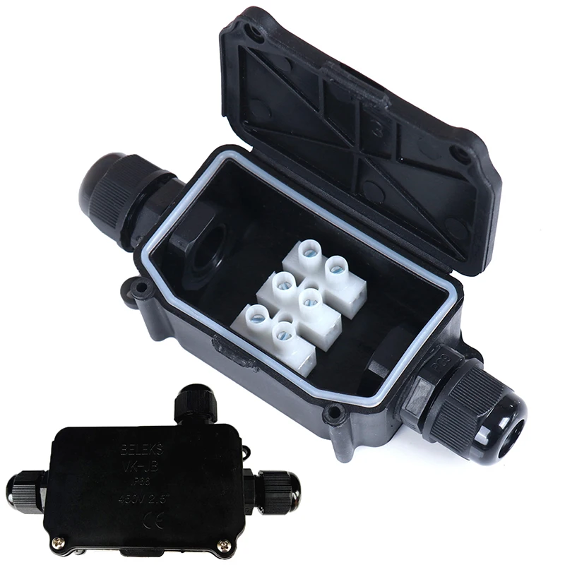 

2/3Way IP66 Outdoor Waterproof Cable Connector Junction Box With Terminal 450V