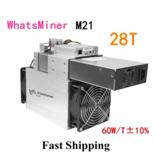 Быстрая BTC МПБ Шахтер WhatsMiner M21 28Т лучше, чем WhatsMiner M3 M3X M21S M20S Antminer S9 S15 S17 S17 Pro T17 T17e S17e