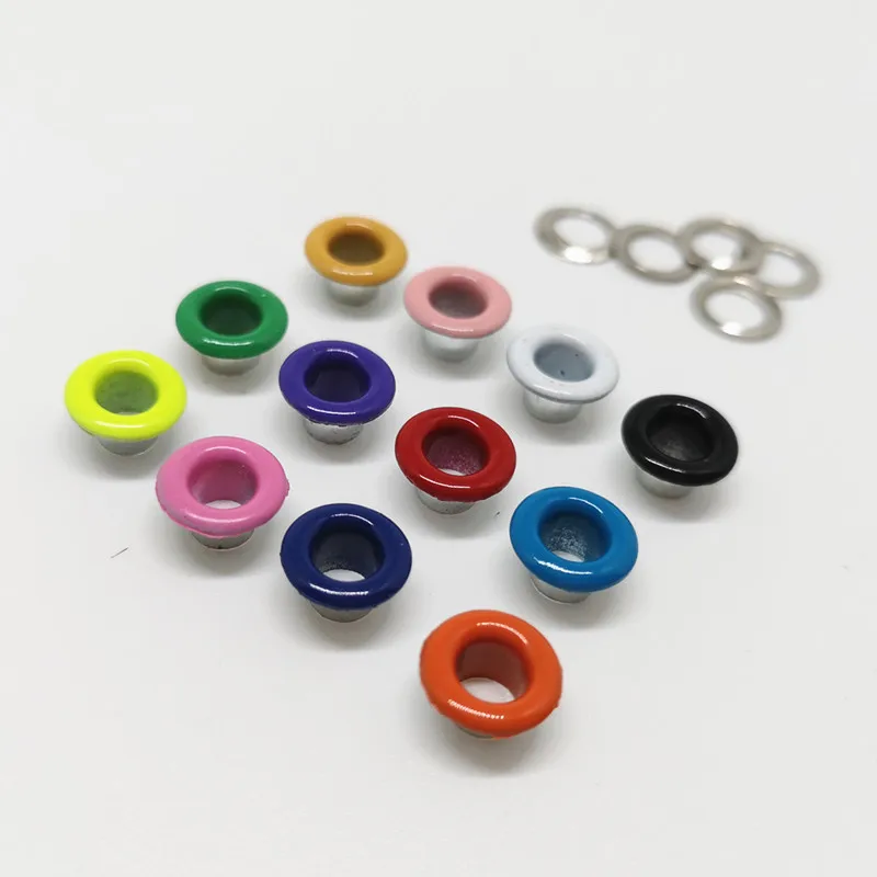 100pcs Hole 4mm Scrapbook Eyelet Metal eyelets For Scrapbooking DIY