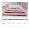 Thick Warm Dog Bed Mat Soft Pet Sleeping Cushion Mats Washable Dogs Cat Bed With Removeable Cushions For Small Large Dogs 6
