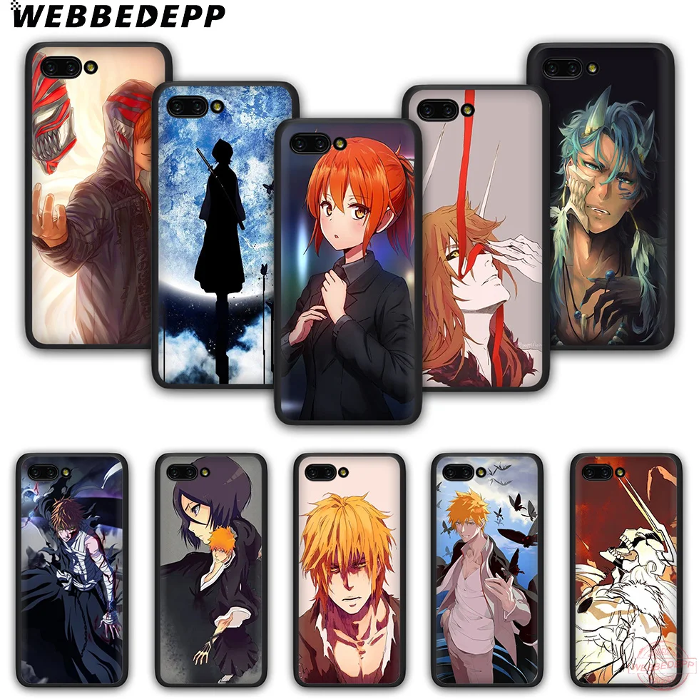 WEBBEDEPP Аниме Bleach модные чехлы для мобильного телефона из мягкого силикона чехол