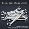 14x17mm Nut Spanner Brake Wrench For Car Repair Hand Tools Tubing Wrench Double Head Opening Wrench Crow's-Foot Spanner Set ► Photo 1/6