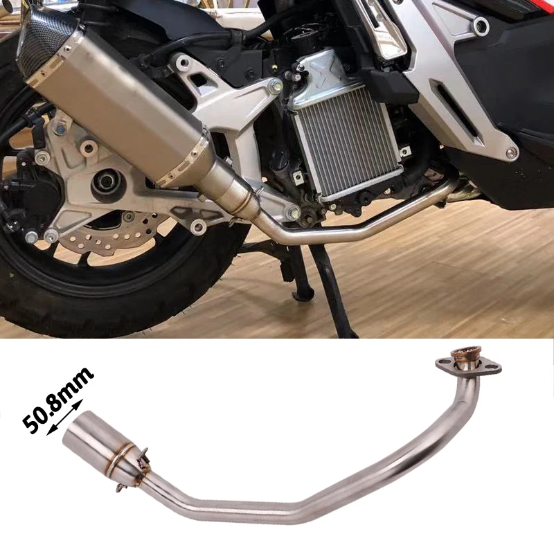 Для Honda X-ADV 150 X ADV150 мотоцикл Yoshimura выхлоп Escape модифицированный мото из нержавеющей стали Передняя средняя Соединительная труба без шнуровки