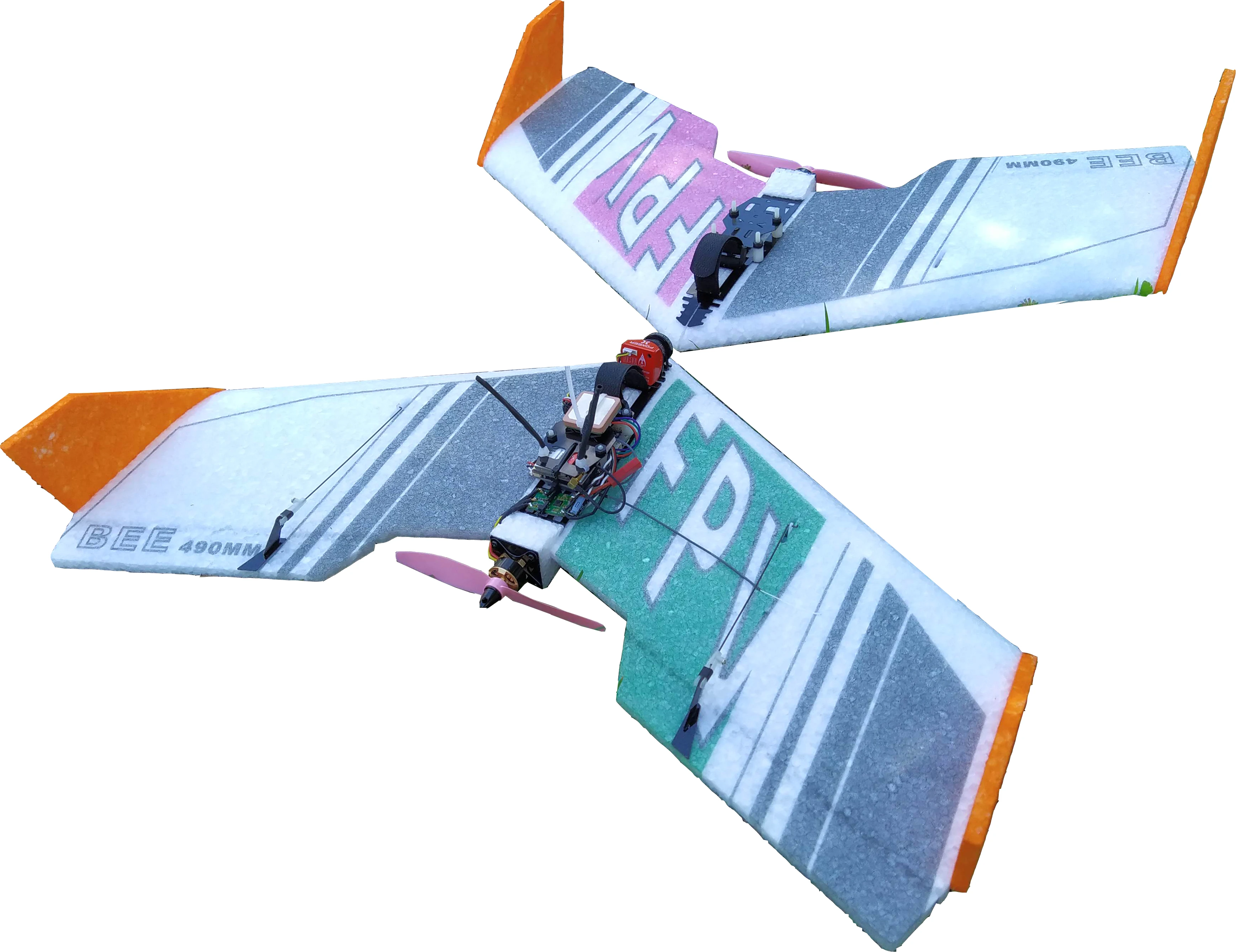 yellow bee rc plane battery