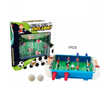 

Mini Tabletop Foosball Table-Portable Table Football Soccer Game Set w/ 2 Balls & Score Keeper for Adults And Kids