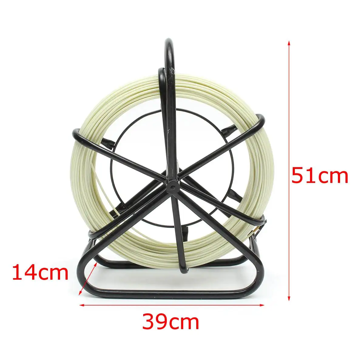 

Electric Reel Wire Cable Running Rod Duct Rodder Fishtape Puller 4.5mm used for Telecom Wall and Floor Conduit