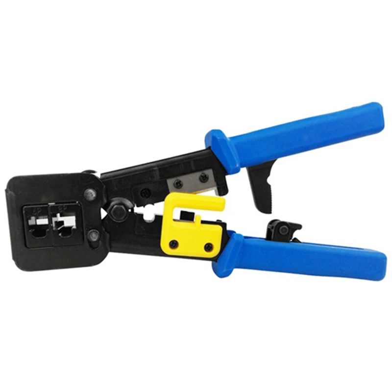 Ez Rj45 обжимной инструмент для Cat 5/Cat 6 Ez проходные разъемы для кабеля Ethernet трещотка Ethernet кабель обжимной инструмент набор или