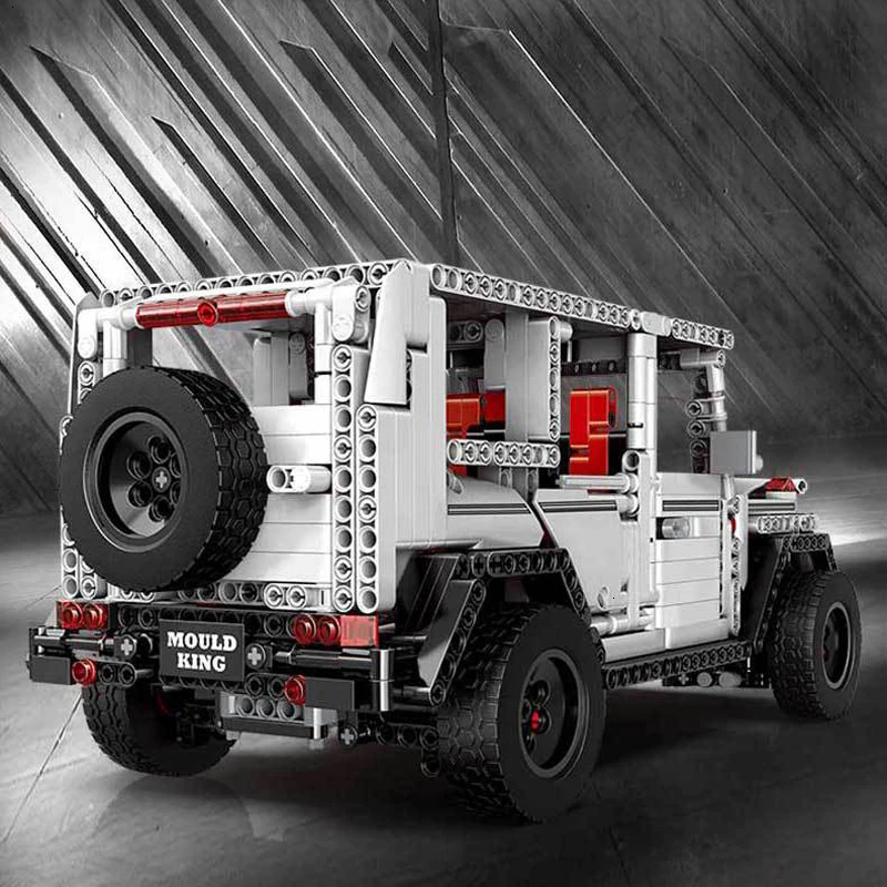 Горячая техника 1:10 масштаб моделирование Suv строительный блок Brabus Benz G65 автомобиль кирпичи оттягивать сборку кирпичи коллекция игрушек