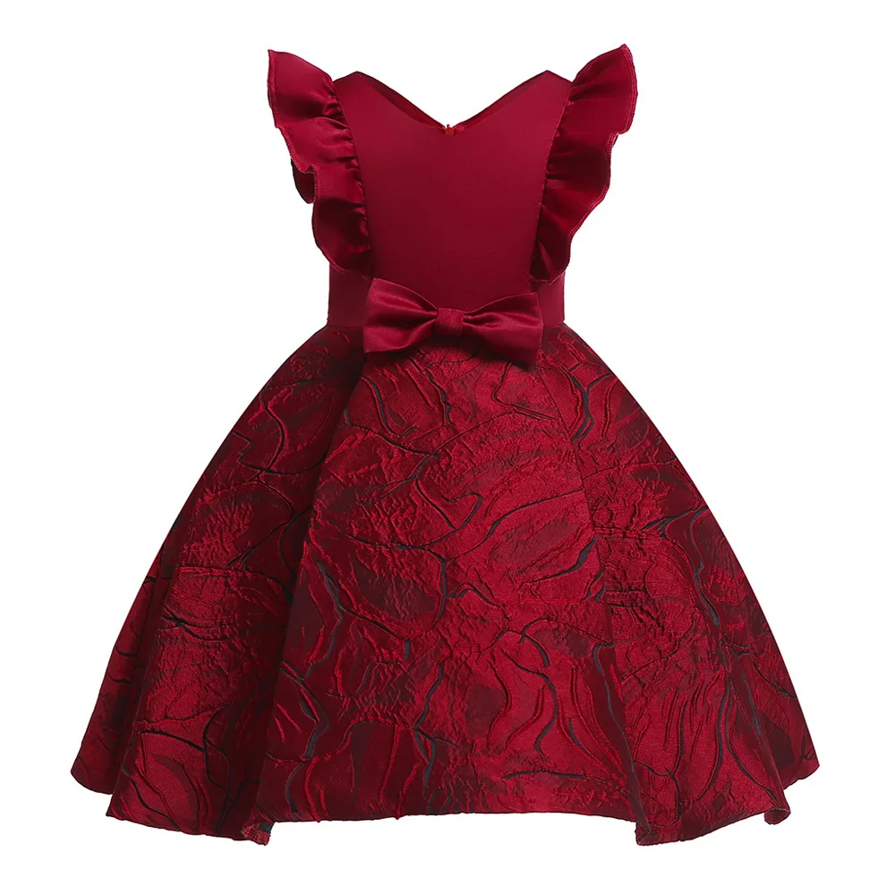 2 цвета высокое качество vestidos детское рождественское свадебное торжественное