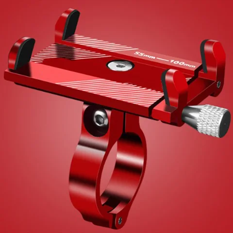 Alloy Bike Phone Holder Universal Motorcycle Bicycle Cell Phone Stand Mount for iPhone 12 Pro Max XR XS Huawei Bracket