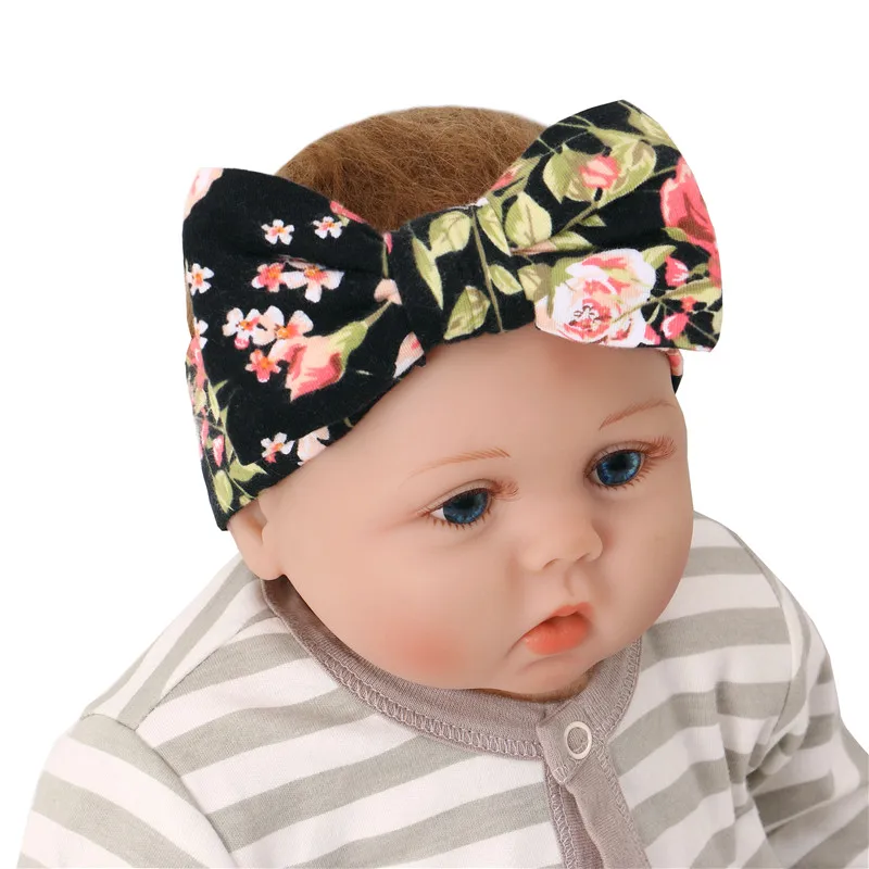 2 шт./компл. хлопок для новорожденных Модная одежда для детей, Детская мода Пеленальное Одеяло детская пеленка для сна муслин Обёрточная бумага модная лента для волос - Цвет: Black flower