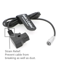 Алвин, кабели BMPCC4K D коснитесь Мощность кабель для карманных видеокамер Blackmagic Кино Камера 4K золотое крепление с v-образным креплением для Батарея Weipu 2 контактный разъем