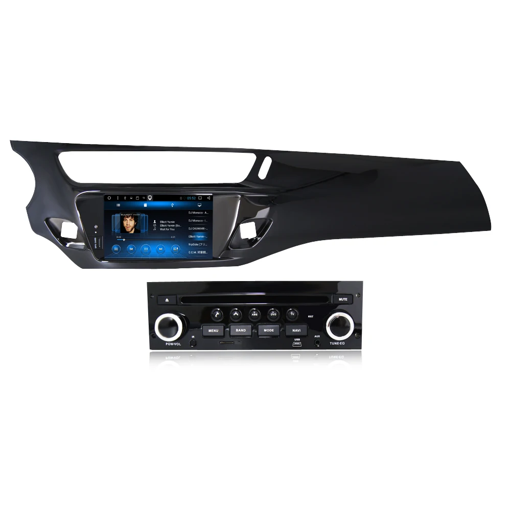 Cheap Android 9.0 Car Radio DVD Multimedia Player For Citroen C3 DS3 2010-2016 GPS Stereo Video WIFI Bluetooth Navigation HeadUnit 3
