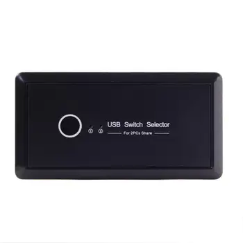 

KVM USB 3.0/2.0 Switch Selector 2 Port PCs for Keyboard Mouse Scanner Printer