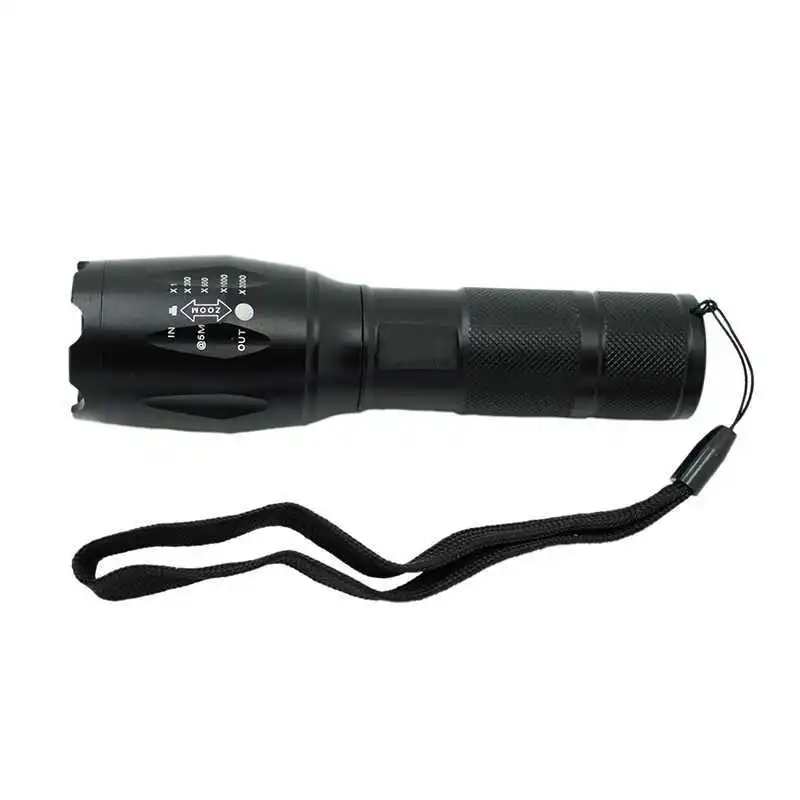 Светодиодный вспышка светильник ультра яркий фонарь T6 походный масштабируемый