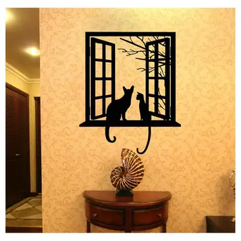 

Window Cat Metal Cutting Dies Stencil Scrapbooking DIY Album Stamp Paper Emboss