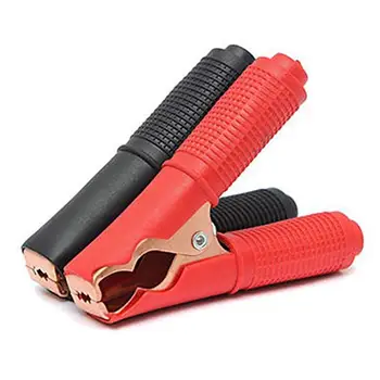 

90mm 100A Metal Car Battery Clip Crocodile Test Clamp Voltage Tester Power Tool 12V/24V/48V