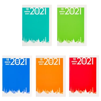 

A5 Agenda 2021 2022 Monthly Plan Notebook Kawaii English Paper Efficiency Schedule Book School Office Supplies Stationery Gifts