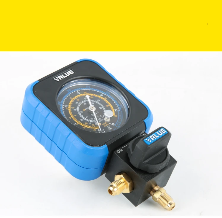 Wert VRM1-B-0403 R22 R410 High-präzision Anti-kollision Kältemittel Gauge Fluor Tabelle Klimaanlage Gauge – Detail 10