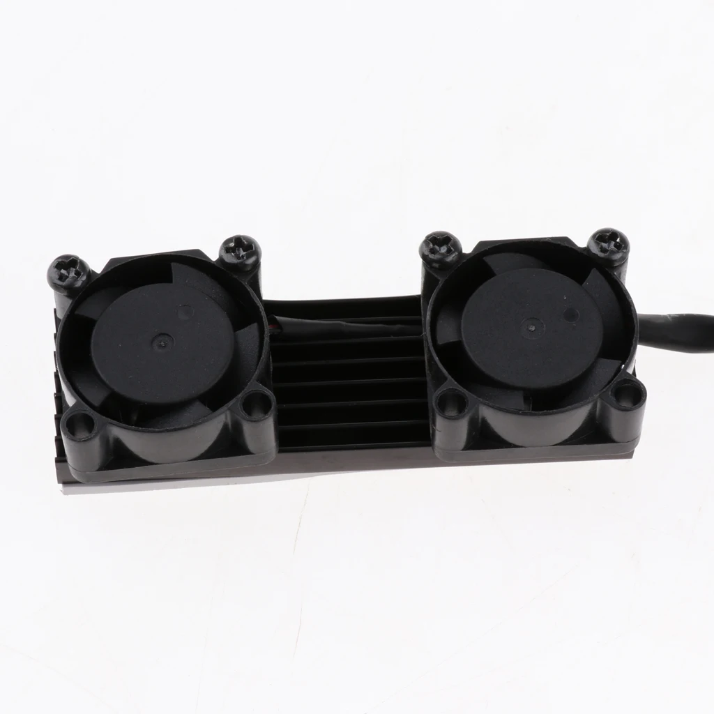 M.2 NVMe Heatsink, SSD Solid State Drive Cooler Fans - 25mm, with Thermal Pad Cooling Fin, 3 Pin Power Supply, Black