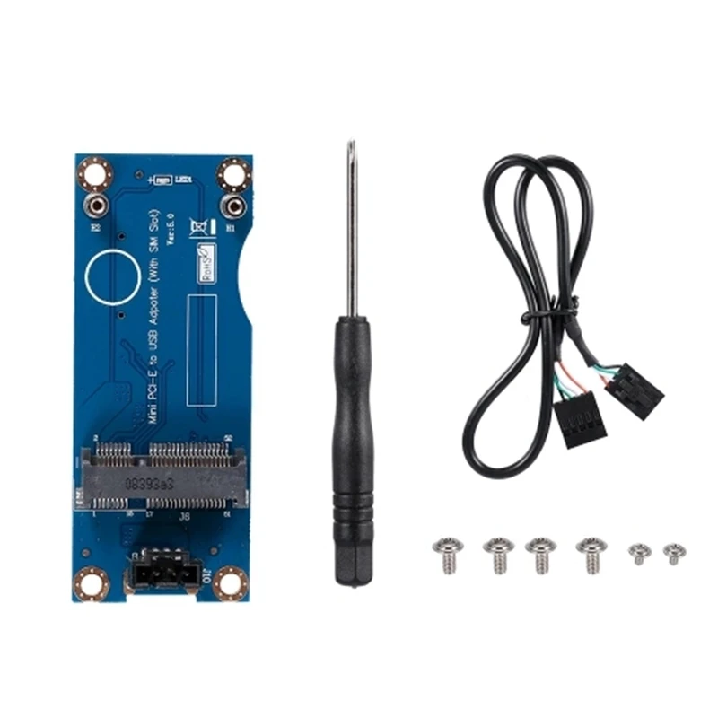 Мини PCI-E к USB адаптер карта с sim-слотом WWAN тест конвертер адаптер карта 3g/4G модуль вертикальный тип