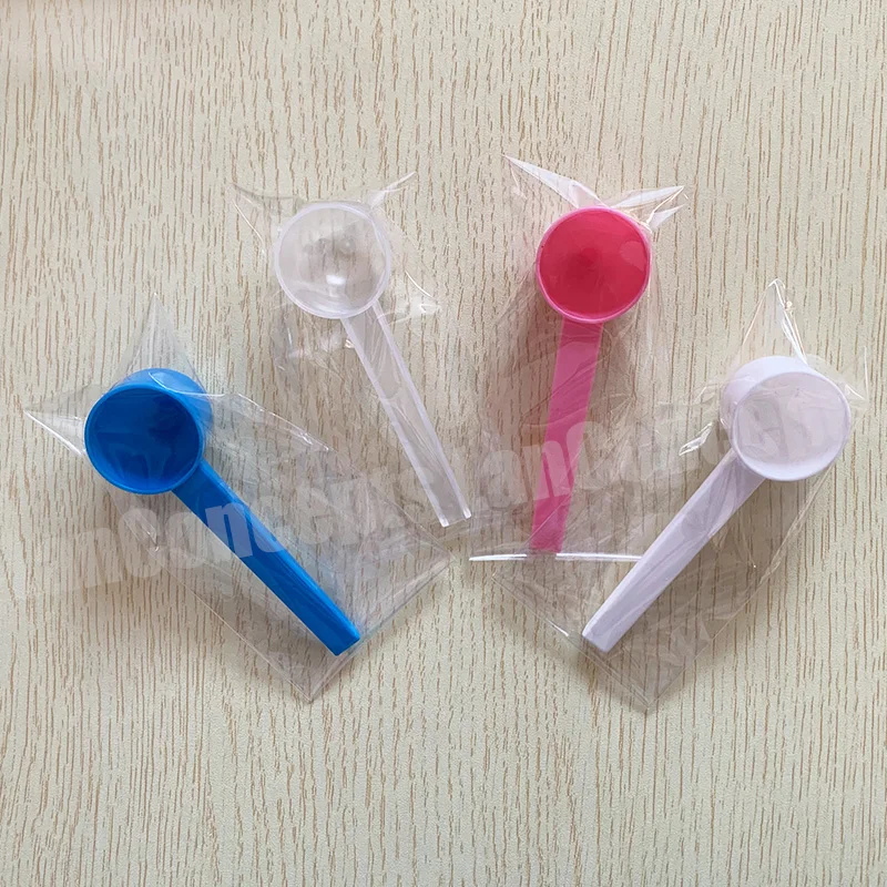 5g Plastic Measuring Spoon 10ML Measure Scoop with individually packed Kitchen Tools - 200pcs/lot | Дом и сад