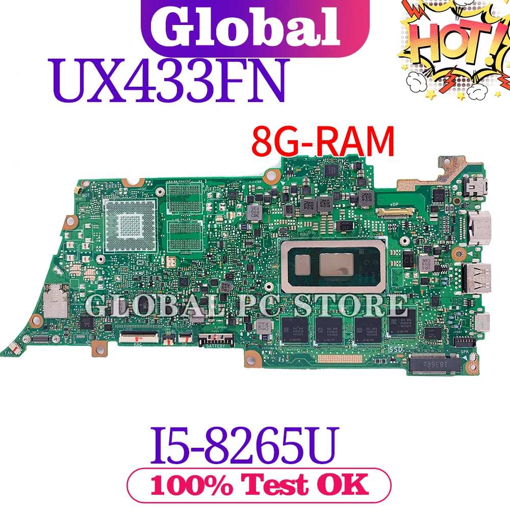 Материнская плата ux433f для ноутбука ASUS ZenBook 13 UX433FN UX433FA оригинальная материнская 100%