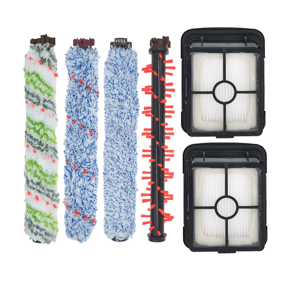 1868 Roller Brush 1866 Hepa Filter for Bissell Crosswave 1785 Series 17132 1713 Pet Pro 2224E