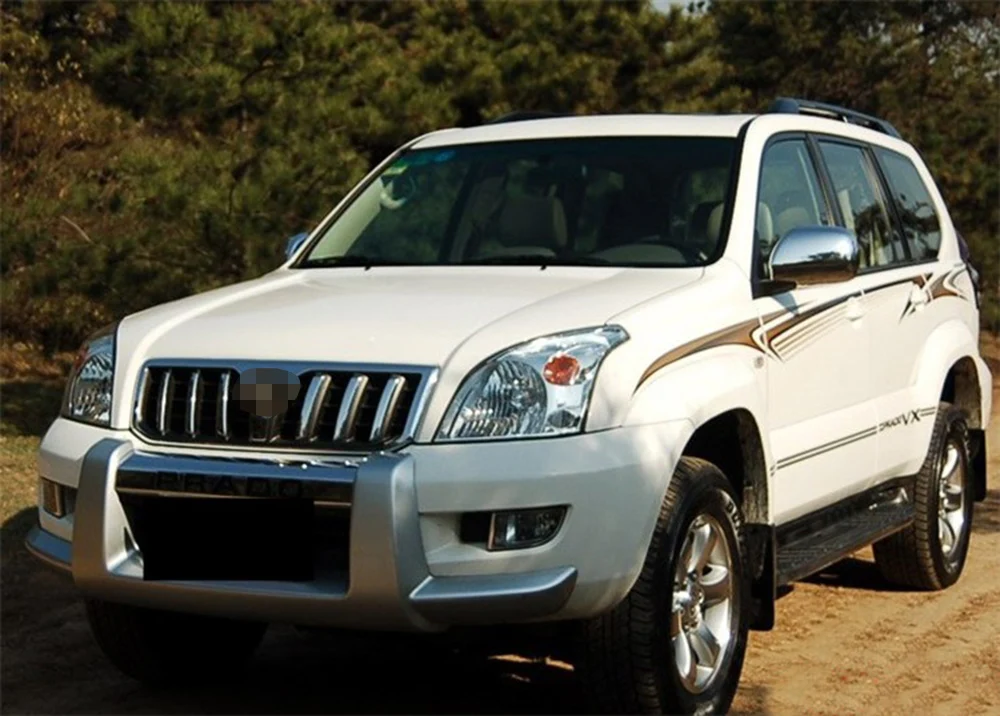 Автомобильный налобный фонарь для Toyota Prado 2003 ~ 2009 сменная крышка переднего