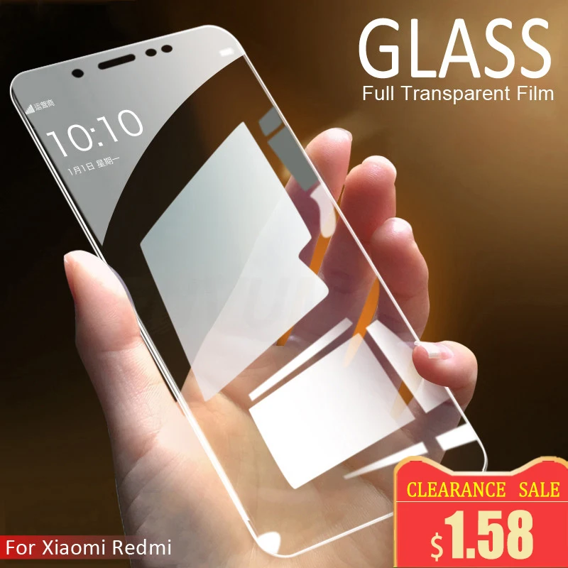 

Protective Glass For Redmi 4 4A 4X 5A 5 Plus Tempered Screen Protector Glass on the Redmi 6 Pro 6A S2 Note 4 4X 5 5A Film